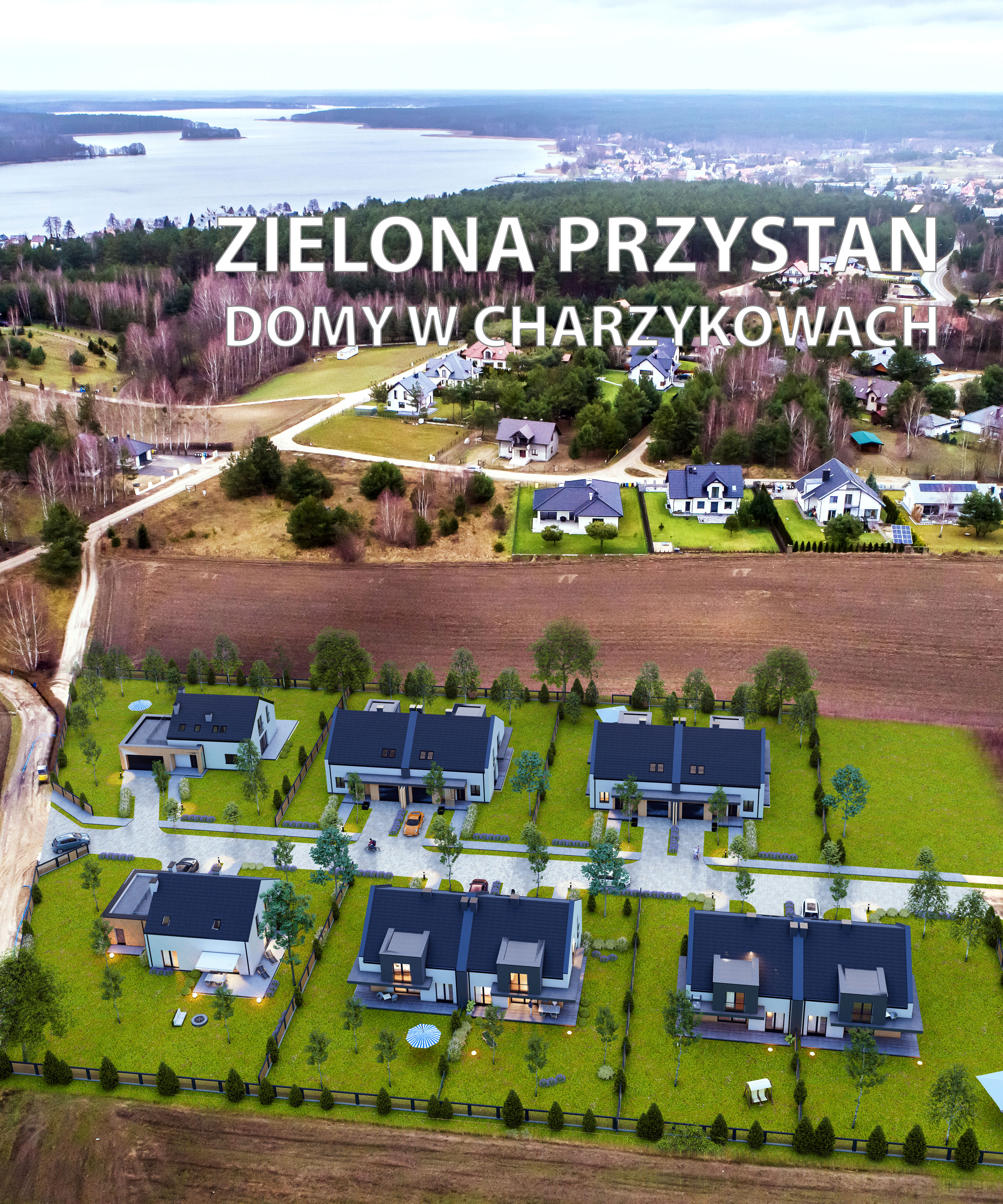 Zielona Przystań - Domy w Charzykowach